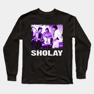 Thakur Baldev Singh's Revenge in Sholays Long Sleeve T-Shirt